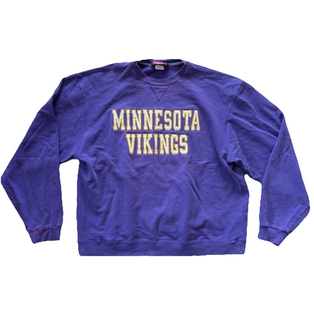 VTG Minnesota Vikings Champion Crewneck Sweatshirt Size XXL Comfort RARE